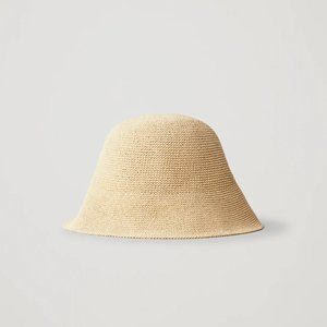 CROCHET PAPER HAT - Beige